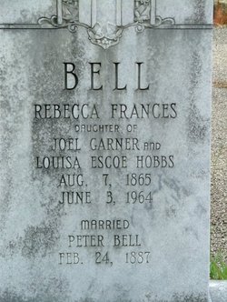 Rebecca Frances <I>Hobbs</I> Bell 