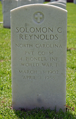 Pvt Solomon Creasy Reynolds 