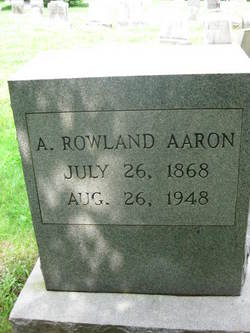 A Rowland Aaron 