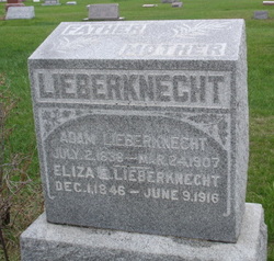 Elizabeth E “Eliza” <I>Tallman</I> Lieberknecht 