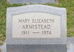 Mary Elizabeth <I>Billinger</I> Armistead 