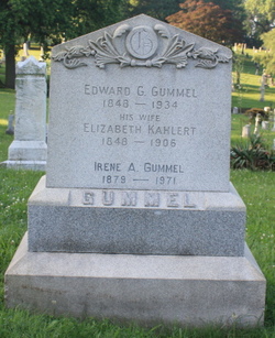 Elizabeth <I>Kahlert</I> Gummel 