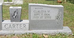 Claudia Teresa “Claudie” <I>Moore</I> Carter 
