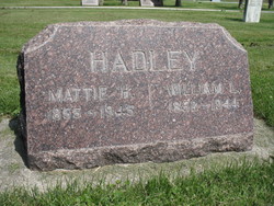 Martha “Mattie” <I>Hunt</I> Hadley 