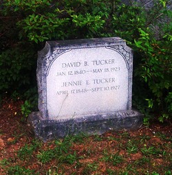 Jane E. “Jennie” <I>Acree</I> Tucker 