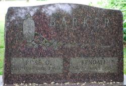 Rosina “Rose” <I>Oester</I> Barker 