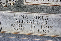 Lena Sikes Alexander 