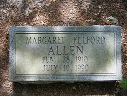 Margaret Marie <I>Fulford</I> Allen 