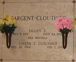 Lillian E <I>Clouthier</I> Sargent 