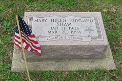 Mary Helen <I>Howland</I> Shaw 