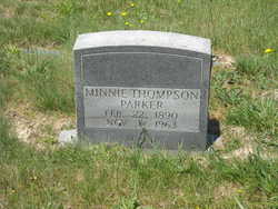 Minnie <I>Thompson</I> Parker 