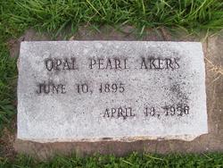 Opal Pearl <I>Smith</I> Akers 