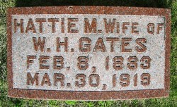 Hattie Mabel <I>Brown</I> Gates 