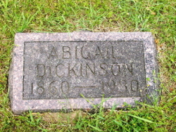 Abigail “Abbie” <I>McNaughton</I> Dickinson 