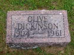 Olive E. <I>Hawkins</I> Dickinson 