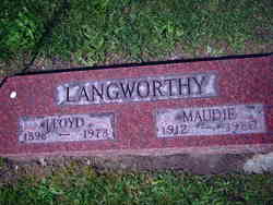 Theresa Maud “Maudie” <I>Moll</I> Langworthy 