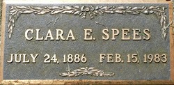 Clara E Spees 