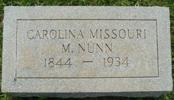 Carolina Missouri “Carrie” <I>McKinney</I> Nunn 