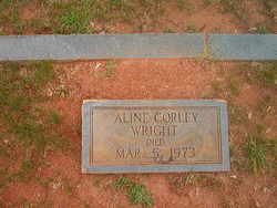 Aline <I>Corley</I> Wright 