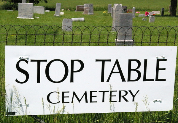 Stop Table Cemetery
