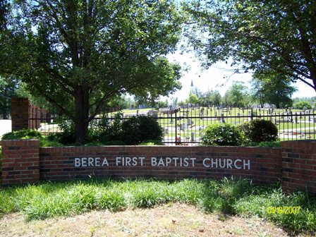 Berea First Baptist Church Cemetery