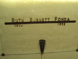Ruth <I>Burnett</I> Fonda 