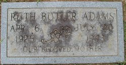 Alice Ruth <I>Butler</I> Adams 