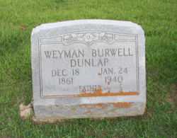 Weyman Burwell Dunlap 