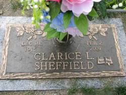 Clarice Lorine <I>Harper</I> Sheffield 