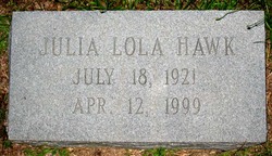 Julia Lola <I>Horne</I> Hawk 