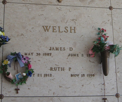 Ruth P <I>Wallace</I> Welsh 