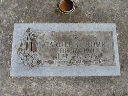 Carole Catherine <I>Coen</I> Rohr 