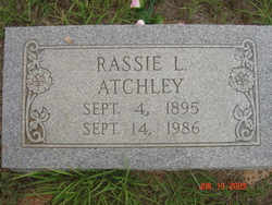 Rassie Louella <I>Shelby</I> Atchley 