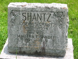 Martha E. <I>Snyder</I> Shantz 