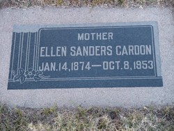 Ellen Clymena <I>Sanders</I> Cardon 
