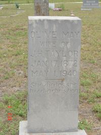 Olive May <I>Mounts</I> Taylor 