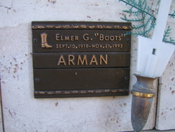 Elmer G “Boots” Arman 