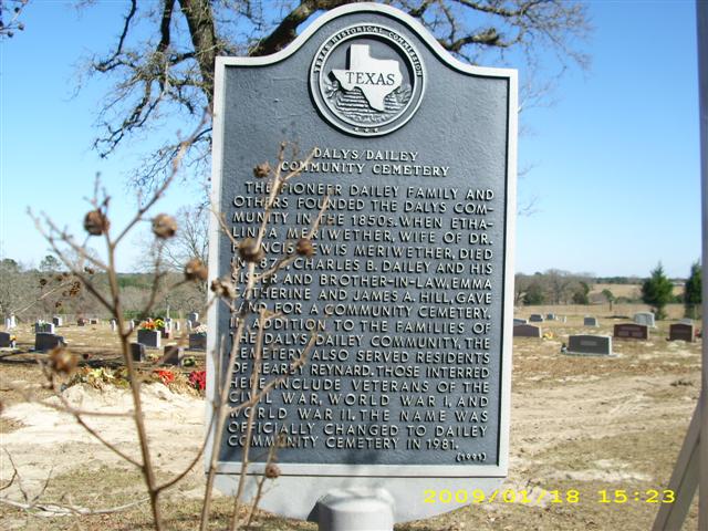 Dailey Community Cemetery