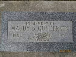 Maude Belle “Maudie” <I>Walters</I> Gunderson 