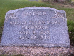 Amelia Ellen <I>Long</I> Thornock 
