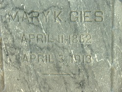Mary K <I>Seifert</I> Gies 