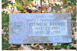 Irene Minnie <I>Van Horn</I> Brewer 
