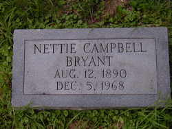 Nettie Gladys <I>Campbell</I> Bryant 