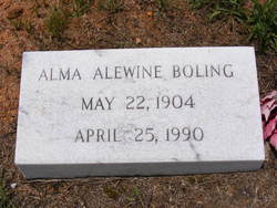 Alma <I>Alewine</I> Boling 