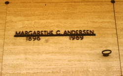 Margarethe C <I>Nissen</I> Anderson 