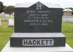 Charlotte P. <I>Plummer</I> Hackett 