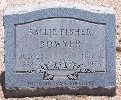 Sallie Elizabeth <I>Fisher</I> Bowyer 