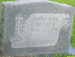 Savanna “Vanna” <I>King</I> Arthur 