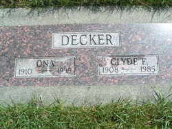 Clyde Edwin Decker 