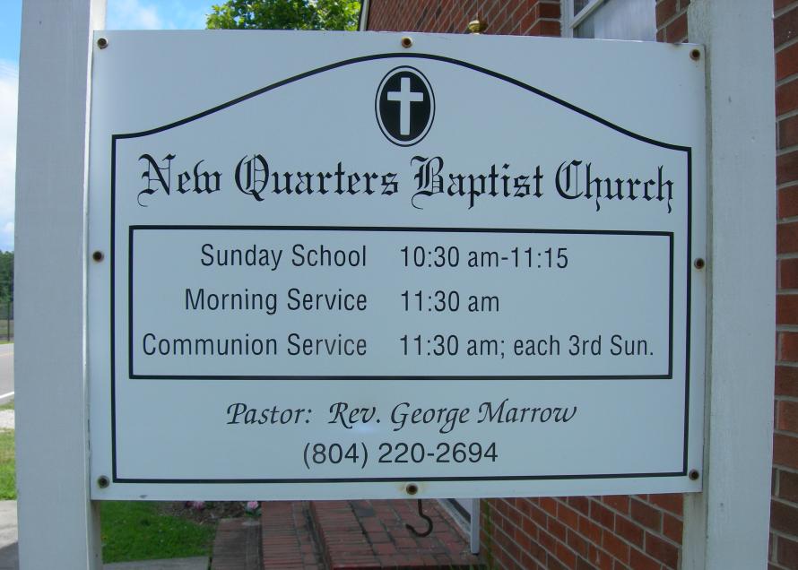 New Quarter Baptist Church Cemetery